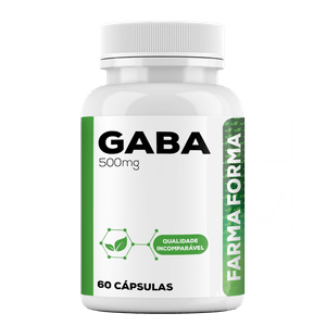 Gaba (Aminoácido Gama Butírico) 500mg - 60 Doses