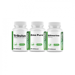 Kit TPC (Tribulus + ZMA + Silimarina)