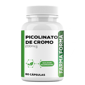 Picolinato de Cromo 200mcg - 60 Doses