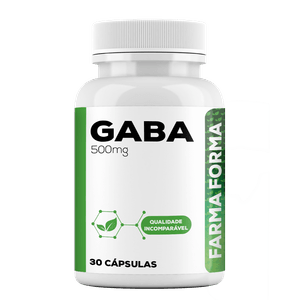 Gaba (Aminoácido Gama Butírico) 500mg - 30 Doses