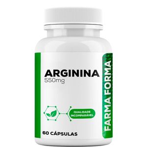 Arginina 550mg - 60 Doses