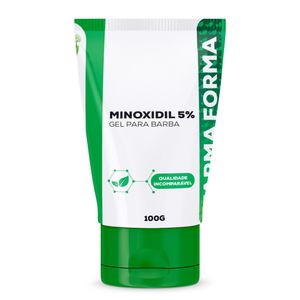 Minoxidil 5% em gel para BARBA 100g