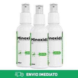 COMPRE 3 PAGUE 2 Minoxid 5% Loção Capilar com Propilenoglicol 100ml