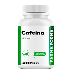 Cafeína Pure 420mg | 120 cápsulas